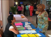 This year's annual housing fair focused on loan modifications, free credit reports and guidance for people looking for affordably rental property.