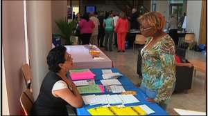 This year's annual housing fair focused on loan modifications, free credit reports and guidance for people looking for affordably rental property.