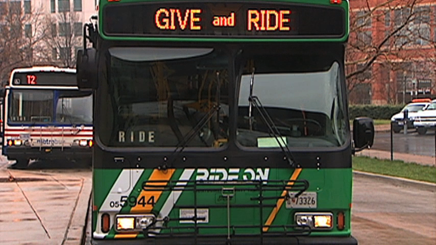 Ride On Bus Helps Manna Food Center Food Drive, County Report This Week, featured on Montgomery Community Media