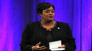 DeRionne Pollard, Montgomery College President, delivered her first “State of the College” address on April 11.