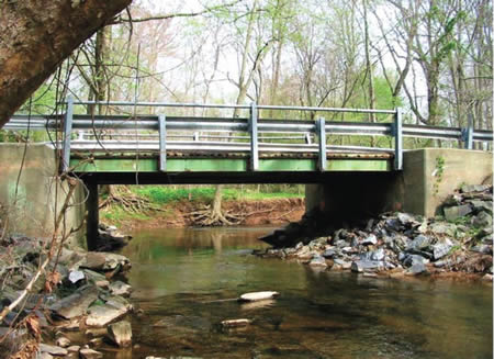 White Ground Road Bridge, Montgomery County, Maryland, has reopened.