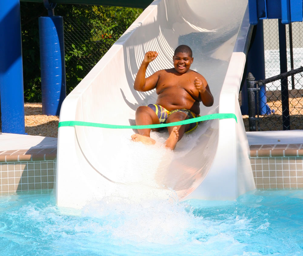 Anthony Meka Olde Towne Youth Center Member at Boher Park pool picture