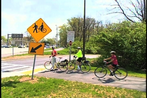 photo of bicyclers