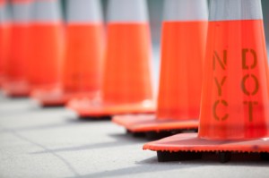 Image of traffic cones for G-8 Summit Traffic Congestion and Road Closures