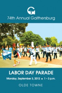 Flyer for Gaithersburg Labor Day Parade