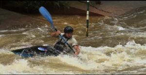 Olympian Scott Parsons kayaking
