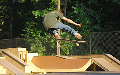 Skateboarder at Rockville Skate Park picture