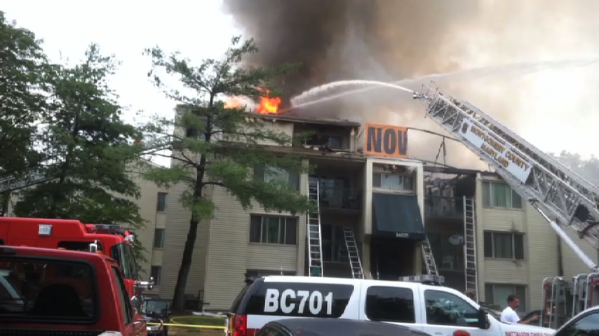 Burtonsville Apartment Fire