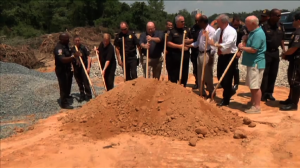 Groundbreaking of Montgomery County 3rd district Police Station