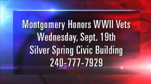 Mongomery County Honors WWII veterans graphic