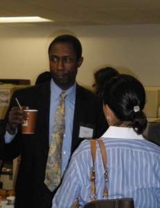 Image of man at Networking Breakast Series at Montgomery Community Media on June 28