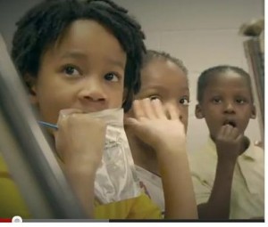 image of children eating in a classsroom