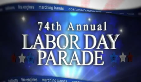 74th annual labor day parade graphic