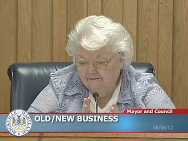Rockville City Mayor Phyllis Marcuccio