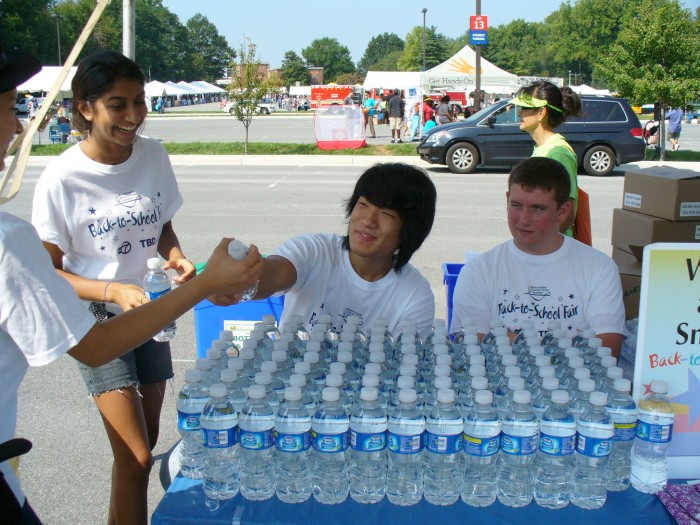 Students at MCPS Back to School Fair