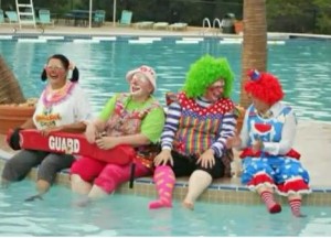 Image of Clowns At Gaithersburg Water Park