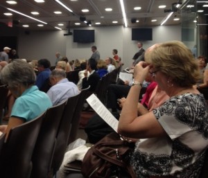 image of crowd at PSC Hearing