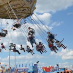 Image of people on ride at Fair