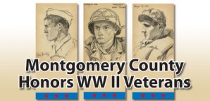 logo for program where Montgomery County Will Honor World War Two Veterans