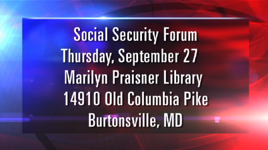 Social Security forum graphic