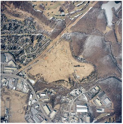 Aerial photo of Gude Landfill