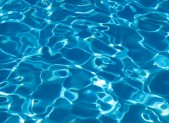 clear, pure and transparent water in a swimming pool