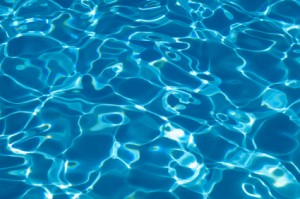 clear, pure and transparent water in a swimming pool