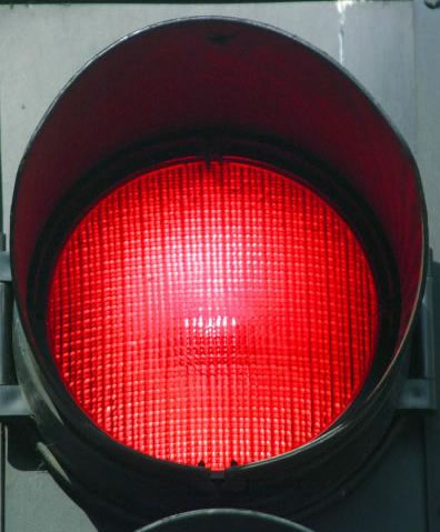 red traffic light