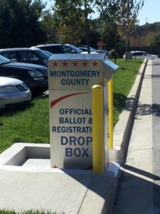 MoCo Board of Elections drop box