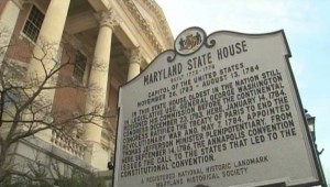 Maryland State House Sign