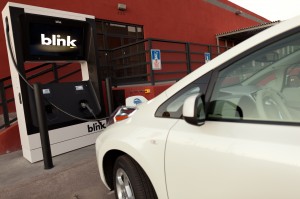 Blink EV charging station