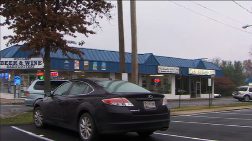 Strip mall in Burtonsville