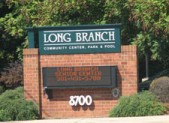 Long Branch Center sign