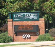 Long Branch Center sign