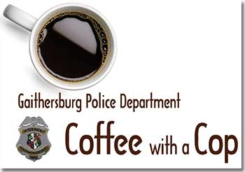 Gaithersburg Coffee with a cop logo