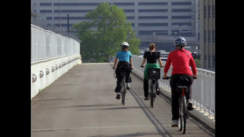 photo bikers on Metropolitan Branch Trail