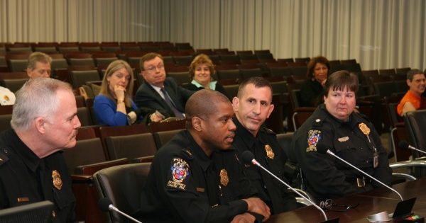 photo Tom Manger, Darryl McSwain, Luther Reynolds and Betsy Davis