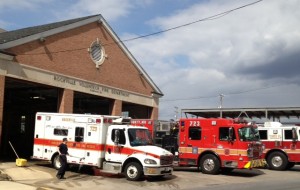 photo at RVFD cleaning equipment