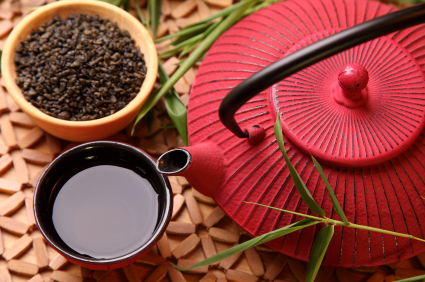 photo Japanese tea pot for ceremony