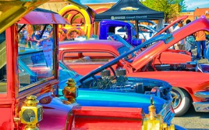 photo antique cars at Kentlands Day