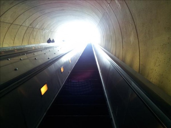 “Places” Category Top Rated Photo  Title: “Metro Escalator”  Photo | Eric Billings