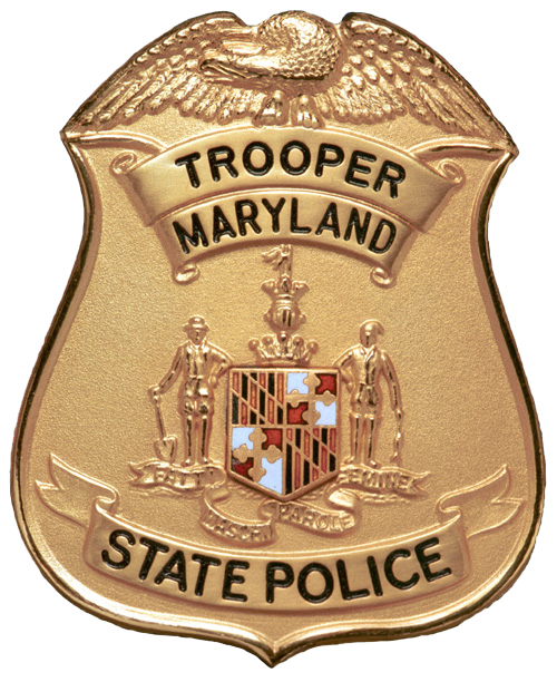 photo Maryland State Police badge