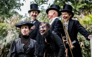 Cast of Happenstance Theater's Cabaret Macabre Photo | Leslie McConnaughey