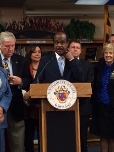 Ike Leggett at Podium