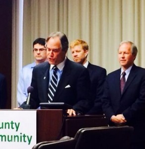 Roger berliner at Press Conference on Energy Bills