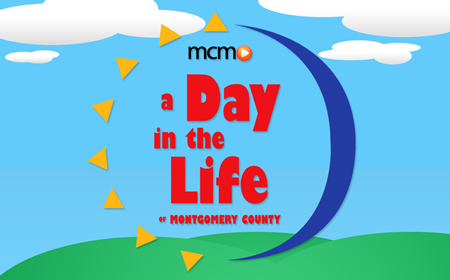 graphic for MCM Day in the Life of Montgomery County