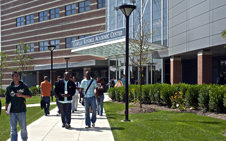 photo students walking at Universities at Shady Grove