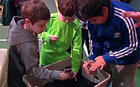 photo children exploring soil