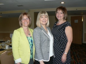 photo of GGCC Executive Director Marilyn Balcombe Brand In Focus Television Stylist Kim Foley and Warrior Women Arise Founder Donna Gallagher