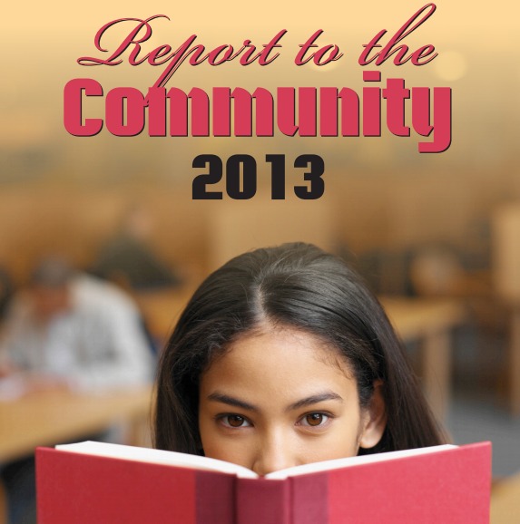 photo of cover of the montgomery county public library report to the community